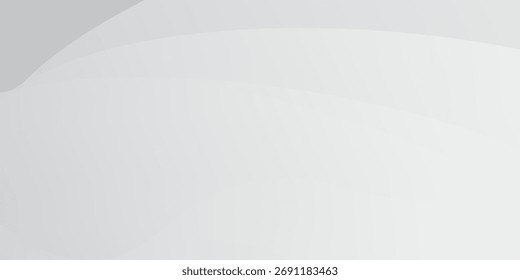 Abstractas fondo de color blanco y gris. Plantilla de fondo de patrón de Anuncio de Diseño gráfico con Formas de onda dinámica.