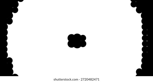 Abstrakter weißer und grauer Hintergrund mit Halbtoneffekt, Punktmuster. Vektorgrafik.