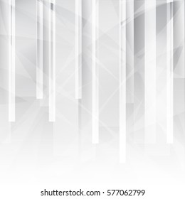 abstract white and gray color background with smooth lines,vector illustration