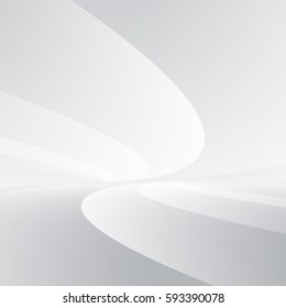 

abstract white and gray color background with smooth lines,vector illustration