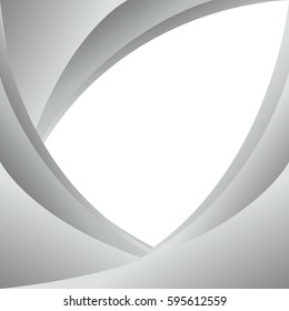 abstract white and gray color background with smooth lines,vector illustration