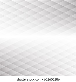 abstrakter weißer und grauer Hintergrund mit glatten Linien, Vektorgrafik