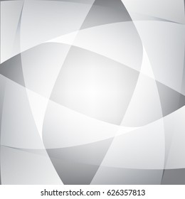 abstract white and gray color background with smooth lines,vector illustration
