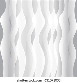 abstract white and gray color background with smooth lines,vector illustration