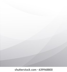 abstract white and gray color background with smooth lines Technology concept,vector illustration