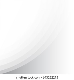 abstract   white and gray color background with smooth lines Technology concept,vector illustration