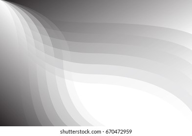 Abstract White and gray color background design vector Illustration