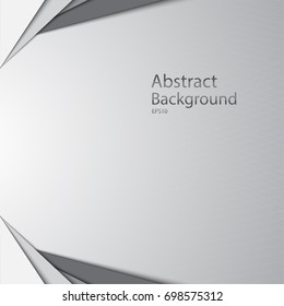 Abstract white and gray color Background. Technology modern ,for Business card, Web design,and other, with space for design, text input.

