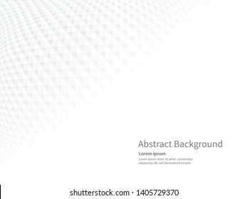 Abstract white and gray color background.Abstract background with white shapes. Vector illustration - Vector