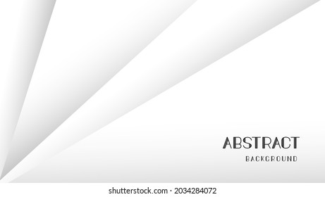 Abstract white and gray color background.Dynamic shapes composition.Abstract backgroun,Template for the design of a website landing page or background.Abstract white Background,textured effect,vector