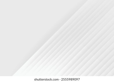 Abstract white and gray color background.texture with diagonal lines.Vector background can be used in cover design, book design, poster, website backgrounds or advertising.