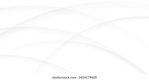 Abstractas color blanco y gris, diseño de fondo circular. diseño moderno de rayas de fondo con forma redonda geométrica.