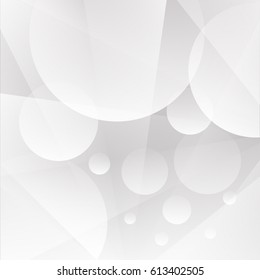 Abstract White and gray color with Circle technology modern futuristic Texture  background, vector illustration