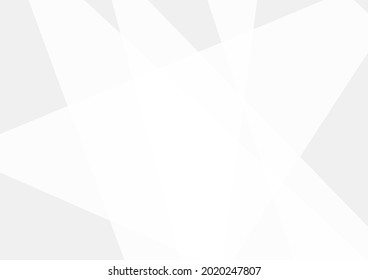 Abstrakter, weißer und grauer geometrischer Hintergrund Polygonhintergrund.Vektorgrafik moderner Linienverlauf.Tapete helle Raumstruktur.