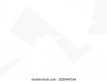 Abstract white and gray color geometric backdrop polygon background.Vector illustration modern line gradient.Wallpaper brigh light space texture.