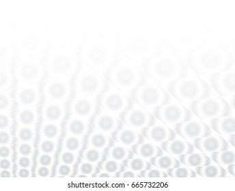 abstract white and gray color geometric texture, graphic background and vector Illustration, soft gray color gradient cycle shapes in square with cross lines