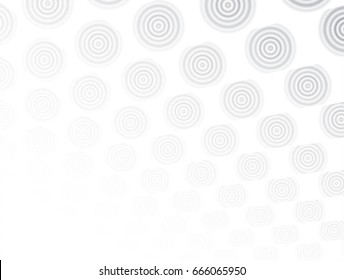 abstract white and gray color geometric texture, graphic background and vector Illustration, soft gray color gradient overlap cycle perspective