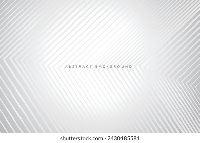 Abstract white and gray color gradient background. Modern minimalistic vector and geometric design template