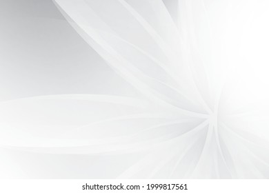 Abstract  white and gray color, modern design background with geometric shape, frame, template. Vector illustration.