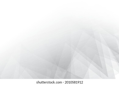 Color blanco y gris abstracto, fondo de diseño moderno con forma geométrica. Ilustración vectorial.