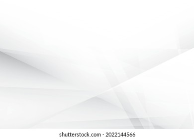 Abstract  white and gray color, modern design background with geometric shape. Vector illustration.