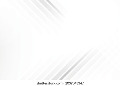 Abstract  white and gray color, modern design background with geometric shape. Vector illustration.