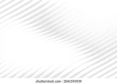 Abstract  white and gray color, modern design background with geometric shape. Vector illustration.