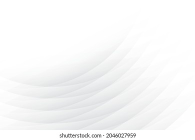 Abstract  white and gray color, modern design background with geometric shape. Vector illustration. - Shutterstock ID 2046027959