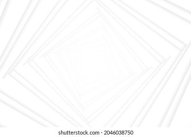 Abstract  white and gray color, modern design background with geometric shape. Vector illustration.