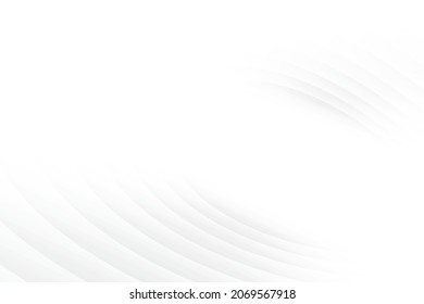 Abstract  white and gray color, modern design background with geometric shape. Vector illustration.