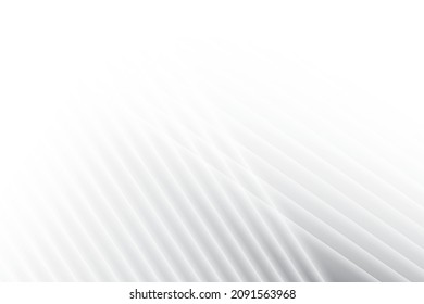 Abstract  white and gray color, modern design background with geometric shape. Vector illustration.