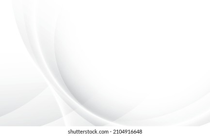 Abstract  white   gray color  modern design background and geometric round shape  Vector illustration 