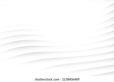 Abstract white and gray color, modern design background with geometric shape. Vector illustration.