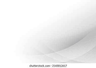 Abstract  white and gray color, modern design background with geometric shape. Vector illustration.