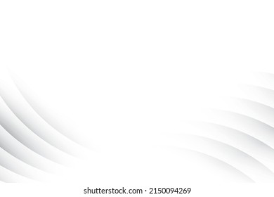 Abstract  white and gray color, modern design background with geometric shape. Vector illustration.