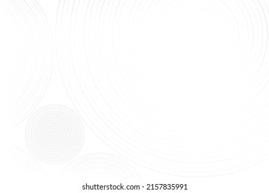 Abstract  white and gray color, modern design background with geometric round shape. Vector illustration.