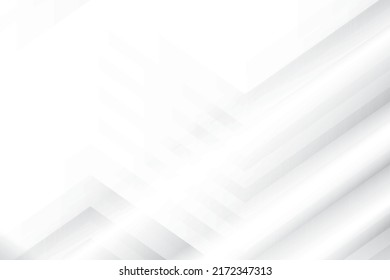 Abstract  white and gray color, modern design background with geometric triangle shape. Vector illustration.