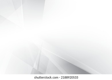 Abstract  white and gray color, modern design background with geometric polygon shape. Vector illustration.