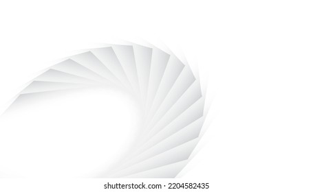 Abstract  white and gray color, modern design stripes background with geometric shape. Vector illustration.