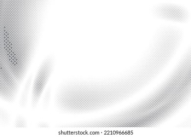 Abstract  white and gray color, modern design background with halftone effect, dot pattern. Vector illustration.