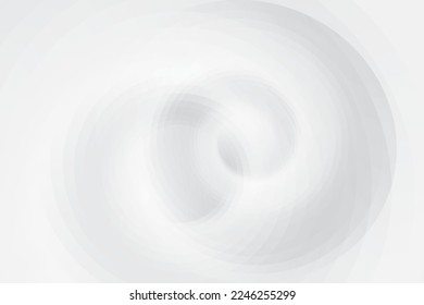 Abstract  white and gray color, modern design background with geometric round shape. Vector illustration.
