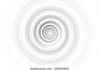Abstract  white and gray color, modern design background with geometric round shape. Vector illustration.