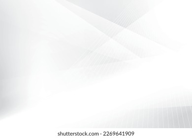 Color blanco y gris abstracto, fondo de diseño moderno con forma geométrica. Ilustración vectorial.