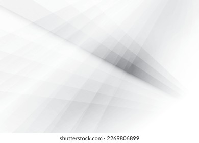 Color blanco y gris abstracto, fondo de diseño moderno con forma geométrica. Ilustración vectorial.