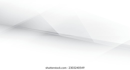 Color blanco y gris abstracto, fondo de diseño moderno con forma geométrica. Ilustración vectorial.