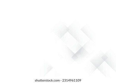 Abstract  white and gray color, modern design stripes background with geometric rectangle shape. Vector illustration.