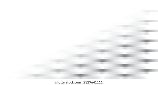 Abstract  white and gray color, modern design stripes background with shadow pattern. Vector illustration.
