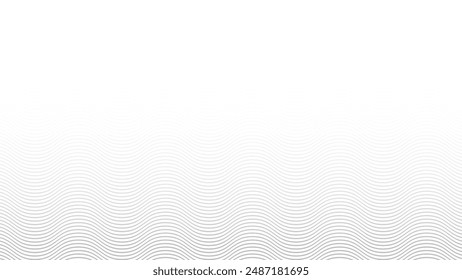 Abstract  white and gray color, modern design stripes background with wavy lines. Vector illustration.