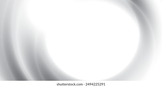 Abstract white and gray color, modern design pixel art background, halftone effect. Vector illustration.