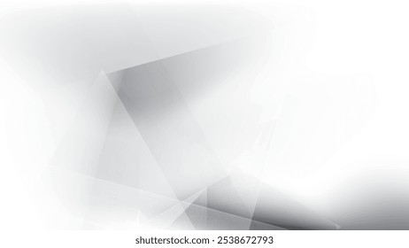 Abstract  white and gray color, modern design stripes background with geometric shape. Vector illustration.